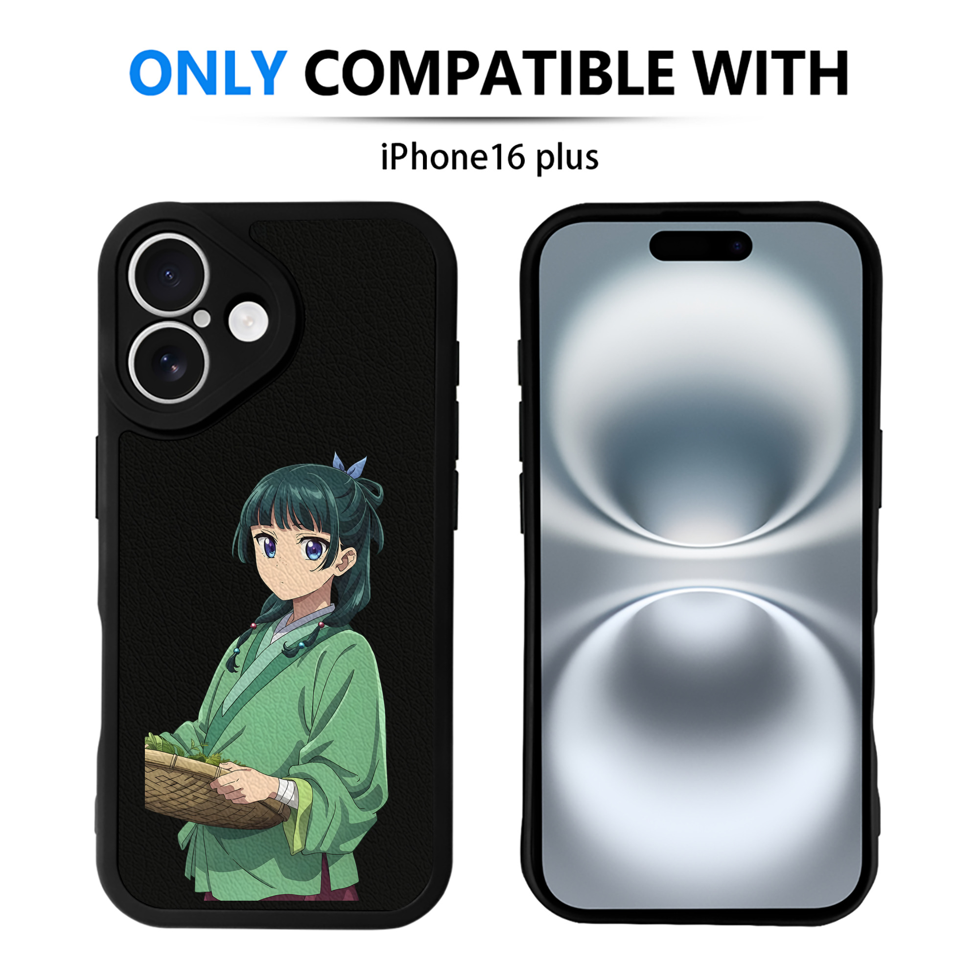薬屋のひとりごと The Apothecary Diaries 【iPhone 16シリーズ対応】シリコンスマホケース（レザー調） 材質：シリコン